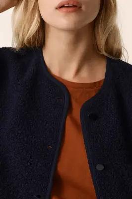 Veste maille sans manches Zlata Marine — photo 3