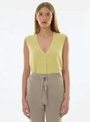 Gilet en raccoon et polyamide — photo 3