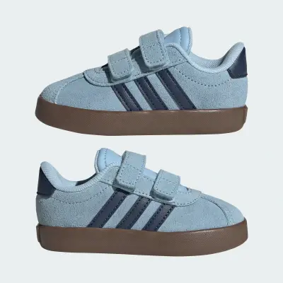 Chaussure Adidas vl court 3.0 CF – Clear Sky / Night Indigo / Gum — photo 5