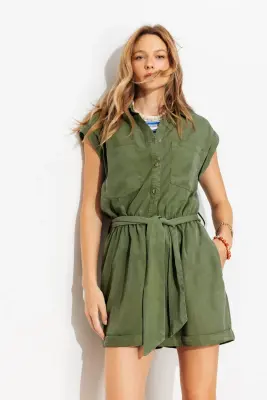 Combishort en lyocell Femme — photo 2