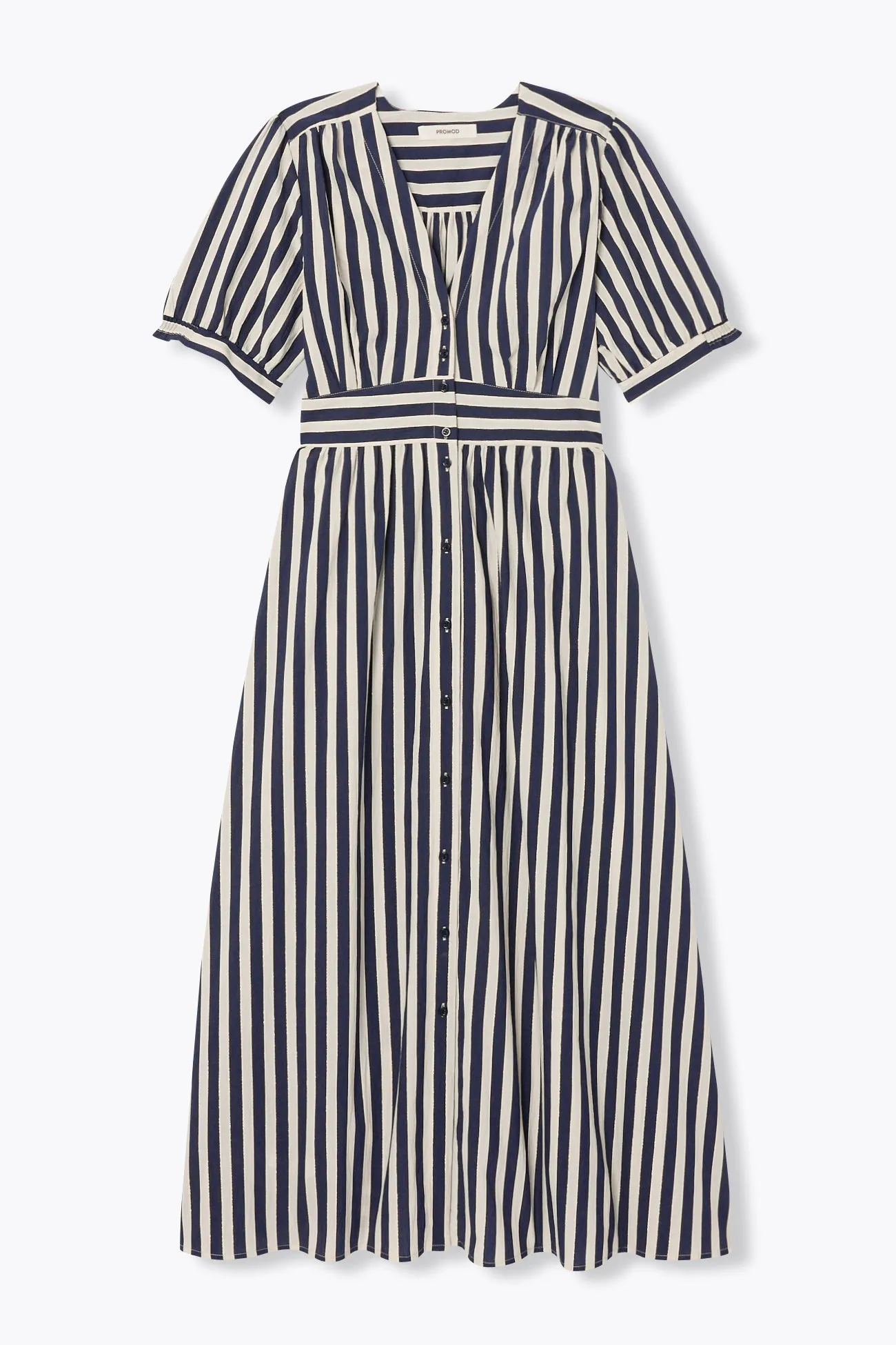 Robe longue rayée Femme