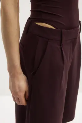 Short Bermuda Wrinkle Resistant Relaxed Fit - Marron foncé — photo 2