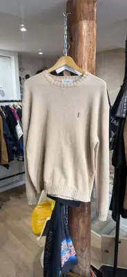 Pull homme beige Yves Saint Laurent — photo 2