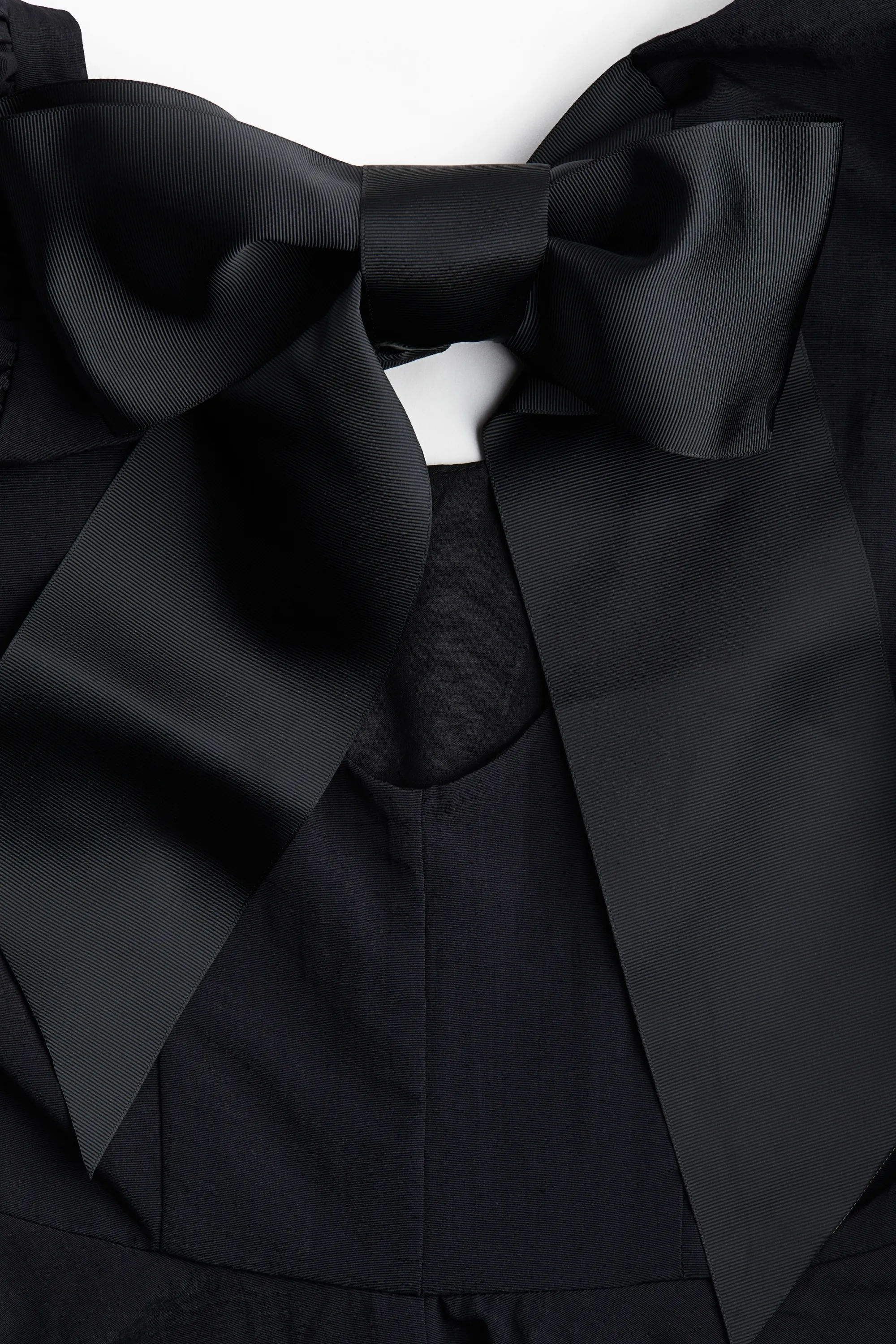 Robe à manches ballon - Noir