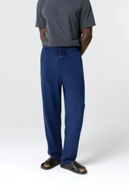 Pantalon Bleu en Lyocel, Tencel / Coton Organique — photo 2