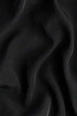 Robe midi à effet drapé - Noir — photo 4