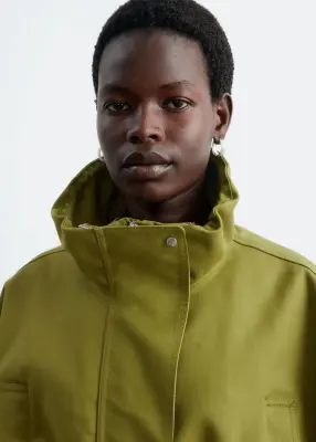 Veste oversize utilitaire - Vert — photo 2
