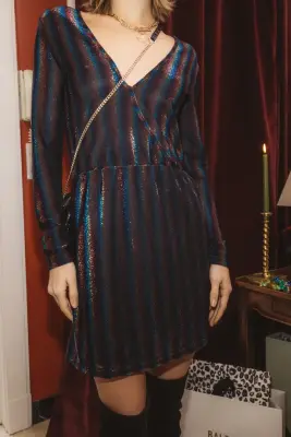 Robe Tourterelle multicolore — photo 1