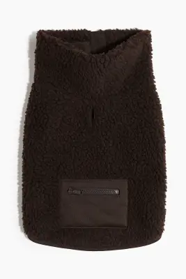 Veste pour chien en tissu Teddy bear - Marron foncé — photo 4