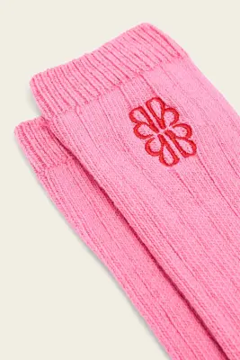Chaussettes Felice rose — photo 3