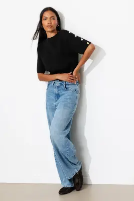 Pull manches courtes Femme — photo 3