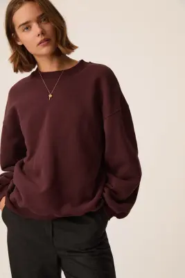 Sweat Shirt Joeme Prune — photo 1