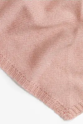 Foulard en maille fine - Rose ancien clair — photo 2