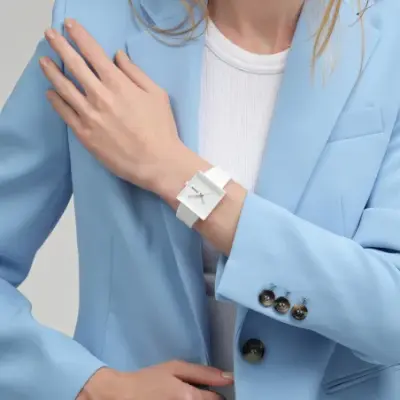 Swatch Essentials SO34W700 - WHAT IF...ALLWHITE? — photo 4