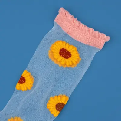 Chaussettes transparentes Tournesol Coucou Suzette — photo 4
