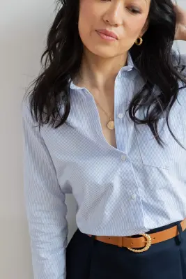 Chemise Sarah - fines rayures — photo 4