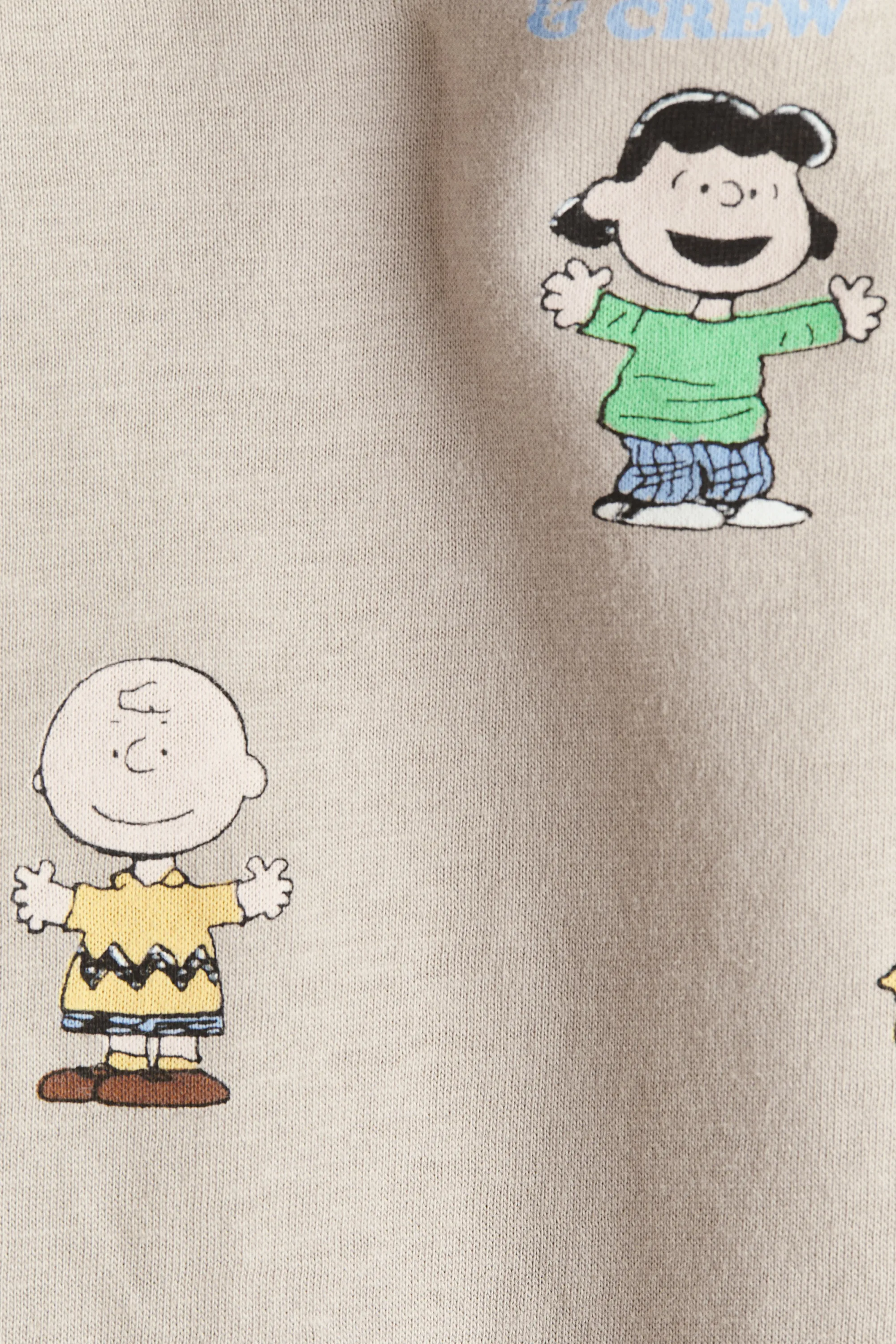 T-shirt oversize imprimé - Beige/Snoopy