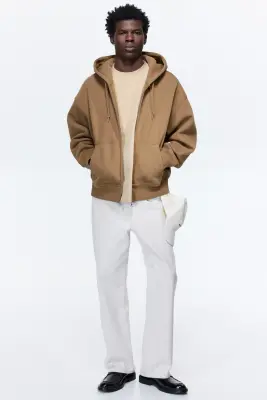 T-shirt Oversized Fit en coton - Beige — photo 1