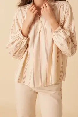 blouse sevigne rayure mimo — photo 2