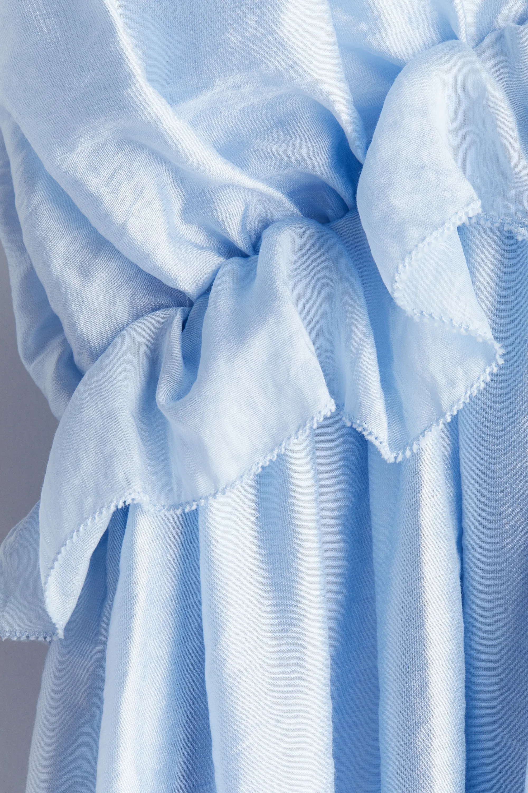 Robe volantée - Bleu clair