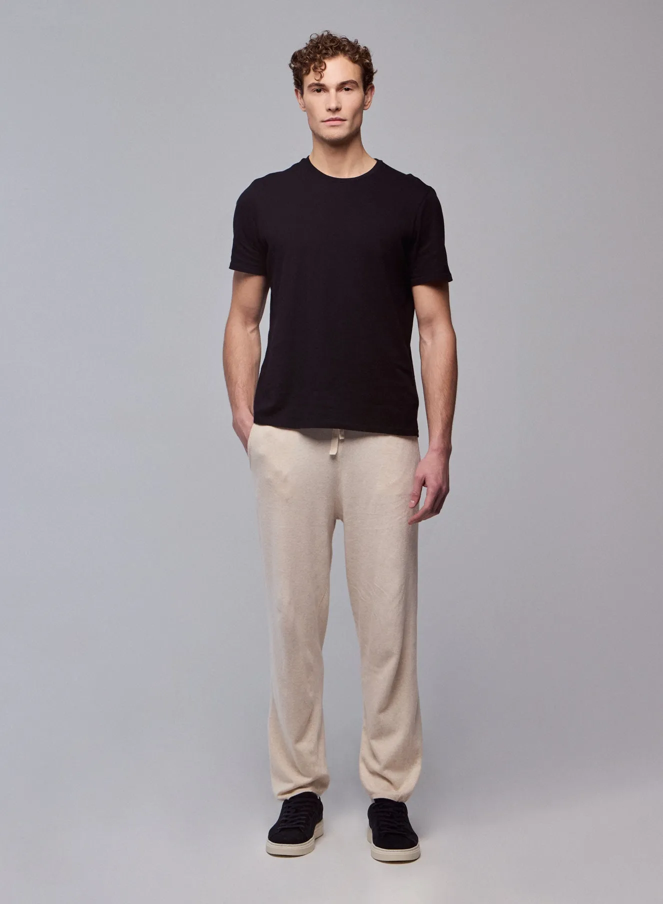 Pantalon Beige en Coton organique / Elasthanne