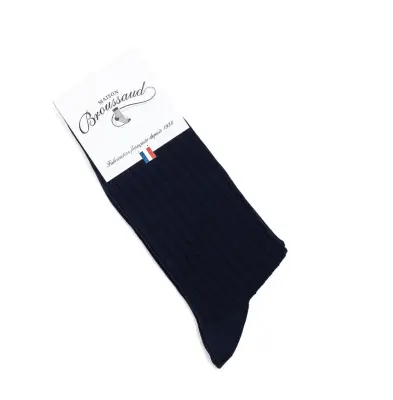 Chaussettes fil d’Ecosse Marine — photo 4