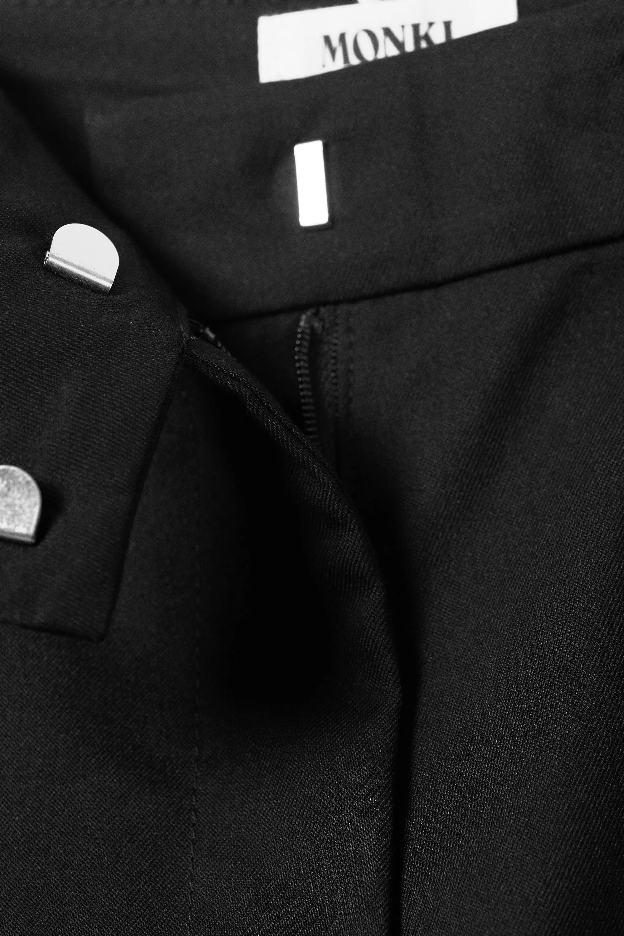 Pantalon de costume taille basse - Noir