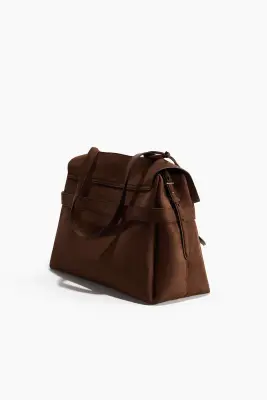 Sac à main avec bride - Marron — photo 2