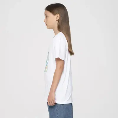 tee shirt santa cruz youth dark arts dot front – white — photo 3