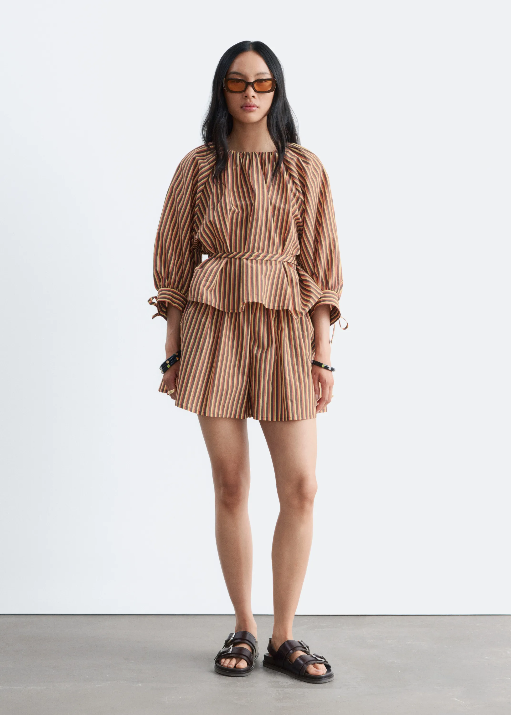 Short ample - Rouge/Multicolore