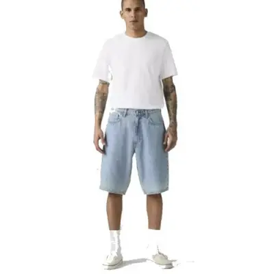 LEVIS BAGGY SHORT 478 Bleu ciel — photo 1
