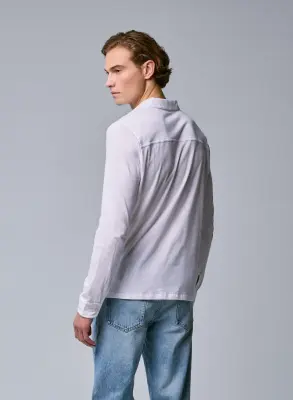 Chemise Blanche Manches Longues en Deluxe Coton — photo 5