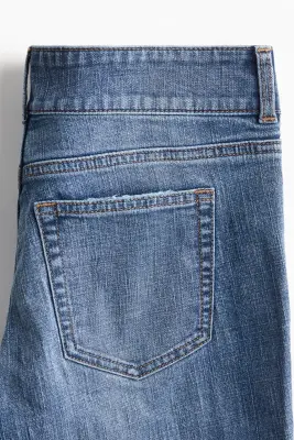 Flared Low Jeans - Bleu denim — photo 2