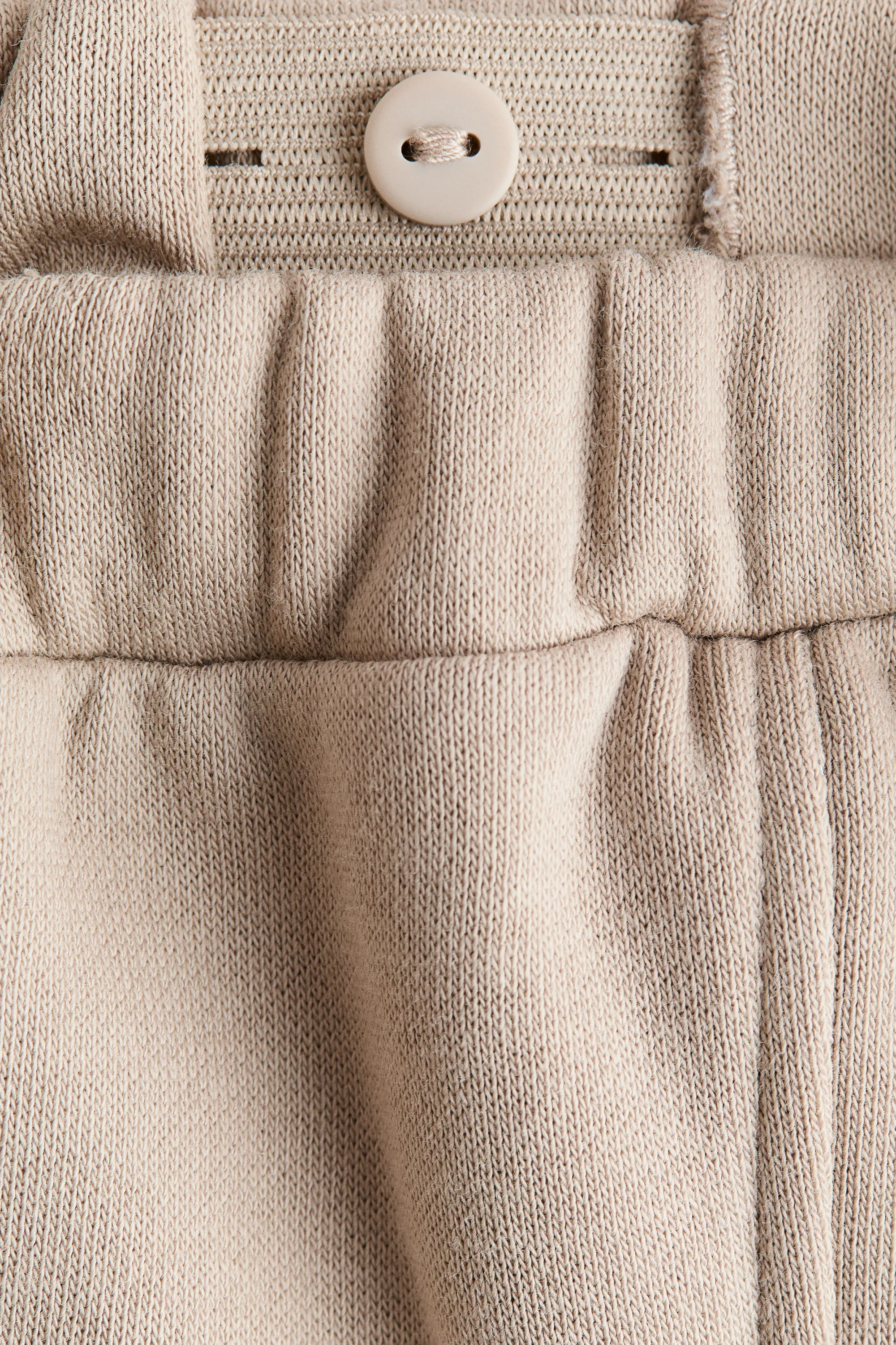 Pantalon jogger de style cargo en molleton - Beige clair