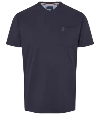 ALL SIZE TEE SHIRT COL V Marine — photo 2