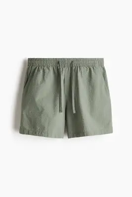Chemise et short de pyjama en seersucker - Vert — photo 1