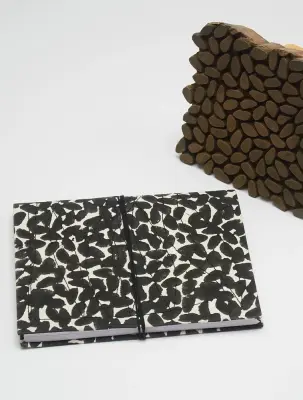 Carnet Indira - Motif Glibette Noir – Mamamushi Studio — photo 2
