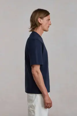 T-shirt 'Chuuunky Tee' - Bleu Marine — photo 5