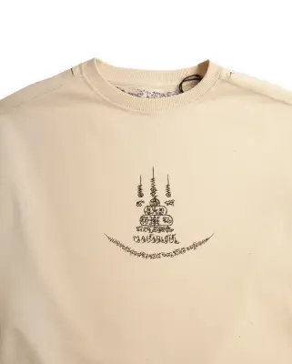 Sak Yant Organic Crew Sweat Ecru — photo 2