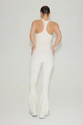 Top de sport avec soutien-gorge intégré SoftMove™ - Ivoire — photo 2