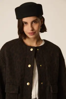 Veste Maille Isadora Leopard — photo 3