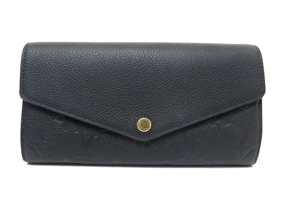 Maroquinerie porte feuille sarah cuir empreinte noir