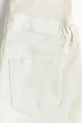 MAMA Short en denim - Blanc — photo 4