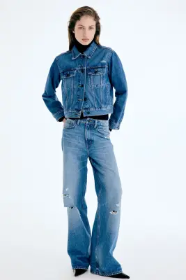Veste en denim - Bleu denim — photo 3