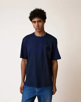 Faguo – T-shirt Lugny Up Navy Blue — photo 1