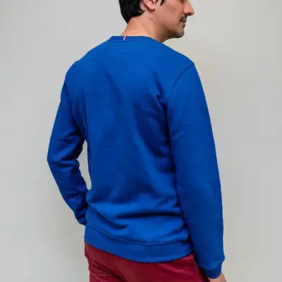 Sweat homme Alex molletonné bleu Europe — photo 3