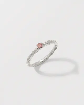 BAGUE MARIUS SERTIE - Plaqué or 3 microns — photo 4