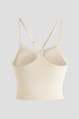 Top de sport Seamless DryMove™ - Ivoire — photo 5