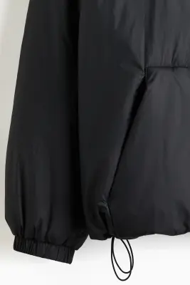 Veste matelassée coupe-vent et déperlante - Noir — photo 4