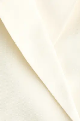 Blazer à fermeture croisée - Crème — photo 4
